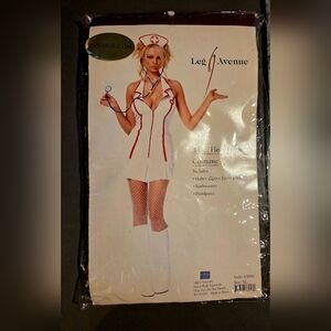 Leg Avenue Women's Nurse Costume - White and Red